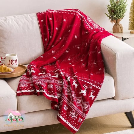 بطانية الغزلان الشتوية - المنزل الريفي الهادئ