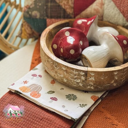 تحفة الفطر الخريفية - المنزل الريفي الهادئ