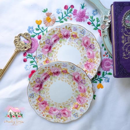 صحن انتيك من رويال البرت  Royal Albert - المنزل الريفي الهادئ