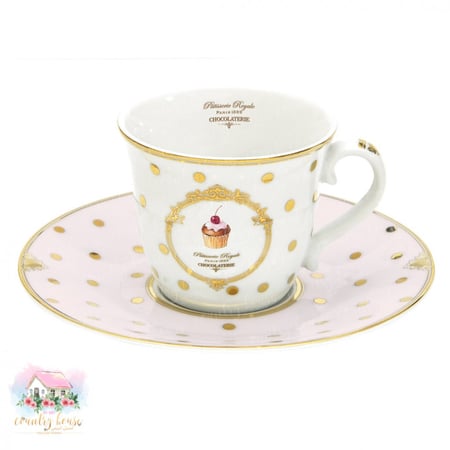 كوب الكب كيك الأنيق - المنزل الريفي الهادئ