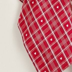 3364 مفرش القلوب الشتوي احمر غامق