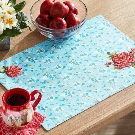 لبادة مميزة بوجهين the pioneer woman - المنزل الريفي الهادئ