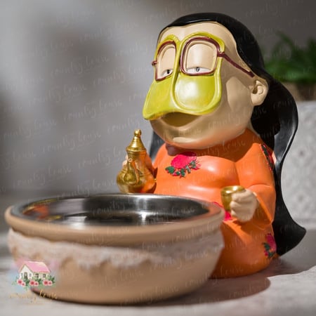 صحن تقديم أم سلوم - المنزل الريفي الهادئ