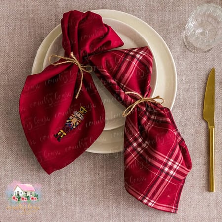 مفارش مائدة شتوية - المنزل الريفي الهادئ