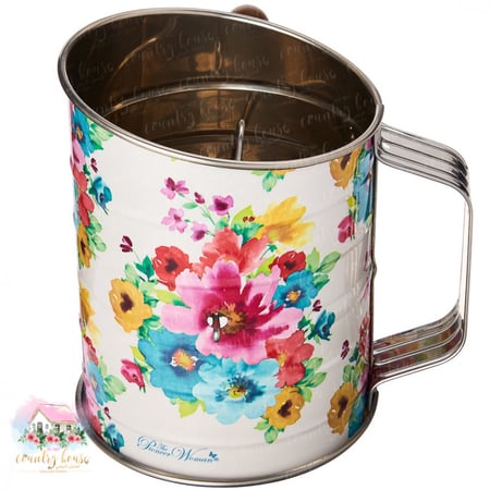 منخل دقيق معدني مميز بقبضة خشبية بايونير وومن pioneer woman