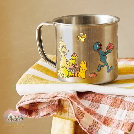 كوب معدني شارع السمسم - المنزل الريفي الهادئ