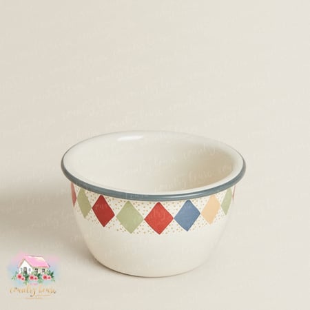 زبدية الدب والحصان الخزفية - المنزل الريفي الهادئ