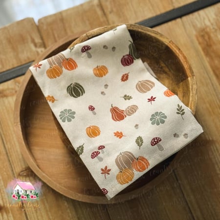 طقم مفارش الخريف - المنزل الريفي الهادئ