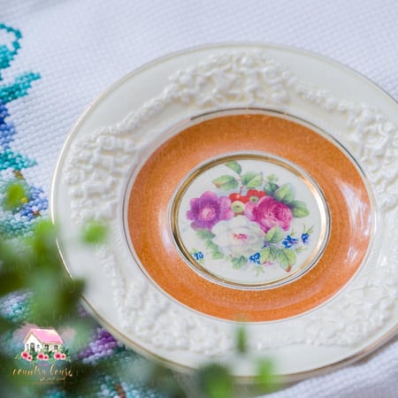 طبق كوب صغير انتيك من أدامز تيتيان Adams Titian