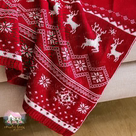 بطانية الغزلان الشتوية - المنزل الريفي الهادئ