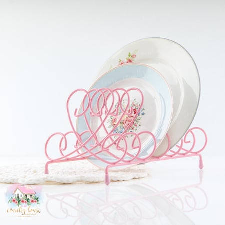 ستاند معدني زهري للصحون - المنزل الريفي الهادئ