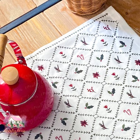 لبادة بزخارف شتوية - المنزل الريفي الهادئ