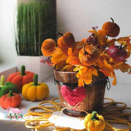 زهور خريفية رقم 1 - المنزل الريفي الهادئ