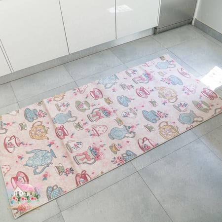 سجادة اواني المطبخ المميزة  - المنزل الريفي الهادئ