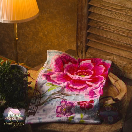 فوطة قطنية لون أبيض من بيب ستوديو - المنزل الريفي الهادئ