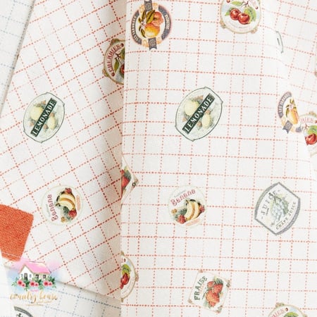 مفرش فواكه الريف برتقالي - المنزل الريفي الهادئ