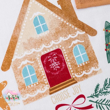 طقم فوط البيت الشتوي - المنزل الريفي الهادئ