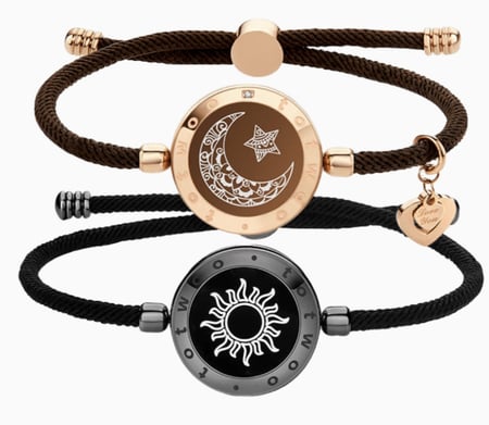 اساور المسافات {ذهبي، اسود}