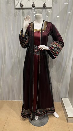 فستان تاسيس عودي من قطعتين