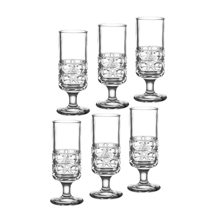 كاسات عصير ترحيبي ميني زجاج 95 مل 6 قطعة Drink is welcome