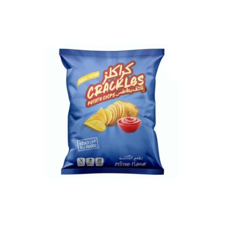 نادك كراكلز شيبس بنكهة الكاتشب 21 جرام