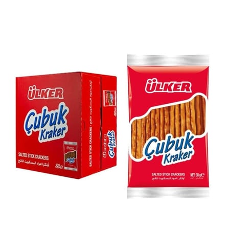 أولكر اعواد البسكويت المالح 24× 30 جرام