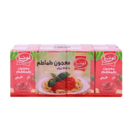 لونا معجون طماطم 135 جرام × 8 قطع