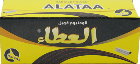 جملة بالكرتون - العطاء الاصفر رول قصدير المنيوم 1كرتون*24علبة