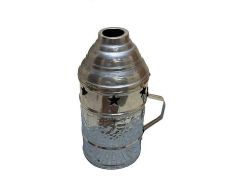 طربوش راس شيشة درع وغطاء من الرياح لون فضي موديل 1