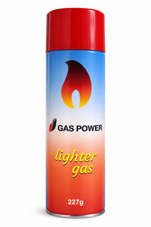 جاز باور علبة غاز البوتان لاعادة تعبئة الولاعة انبوبة محمولة متنقلة 227ج صناعة البانيا