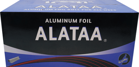 جملة بالكرتون - العطاء الازرق رول قصدير المنيوم 1كرتون*24علبة