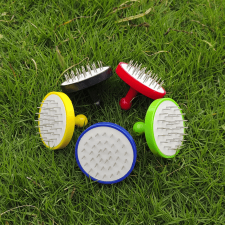 خرامة قصدير الشيشة كبس من الحديد والبلاستيك على شكل دائري الوان متعددة