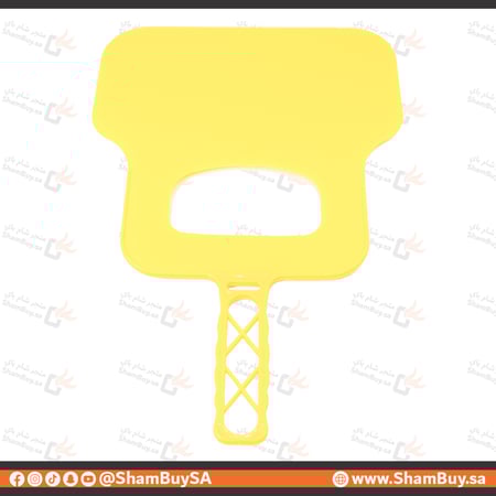 كشاشة هواية فحم بلاستيكية مع قبضة وفتحة لليد لون عشوائي