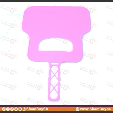 كشاشة هواية فحم بلاستيكية مع قبضة وفتحة لليد لون عشوائي