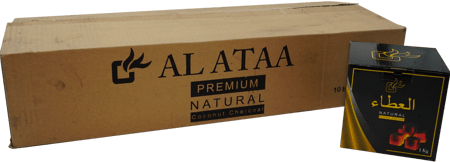 العطاء فحم مكعبات قشور جوز الهند 1 كيلو