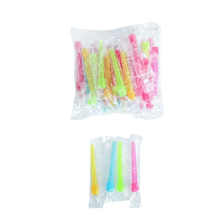 بالجملة والقطاعي - مبسم طويل ملون للشيشة الوان متعددة 1كيس*25حبة