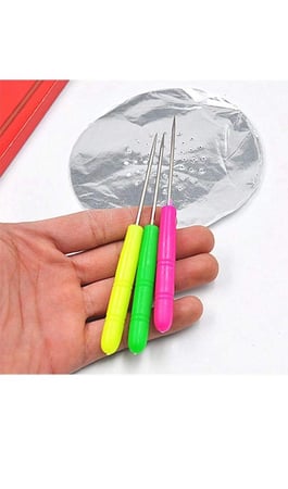 خرامة قصدير الشيشة من الحديد مع قبضة بلاستيك الوان متعددة