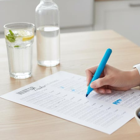 متابعة شرب الماء