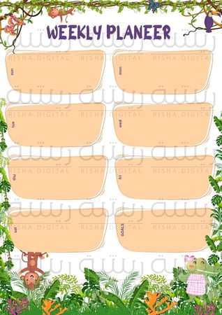 مخطط اسبوعي