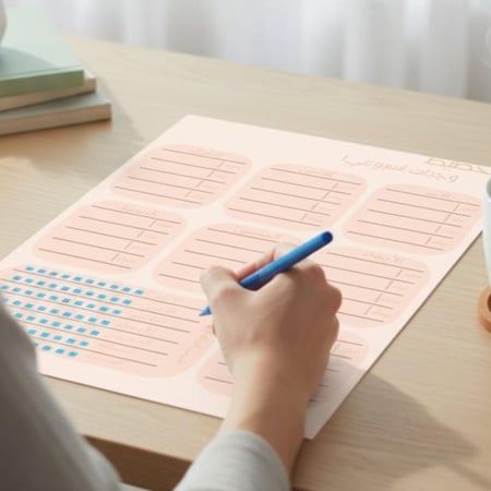 تخطيط وجبات اسبوعي