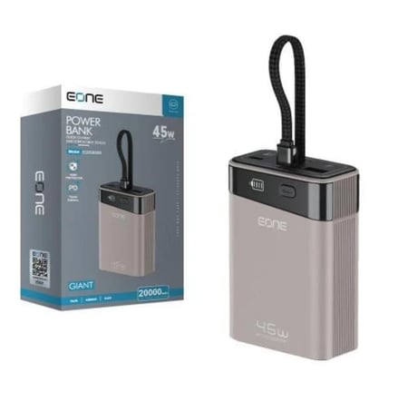 بطارية متنقلة EONE بقوة 20 الف 45W
