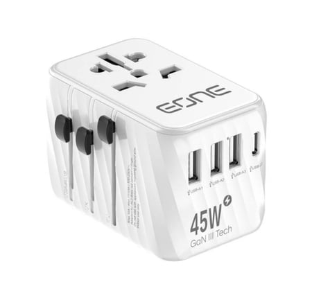 راس شاحن EONE الدولي بقوة 45 واط