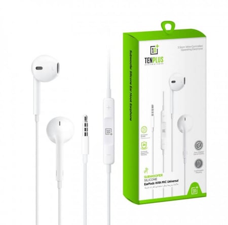 سماعه سلك TenPlus اي يو اكس aux