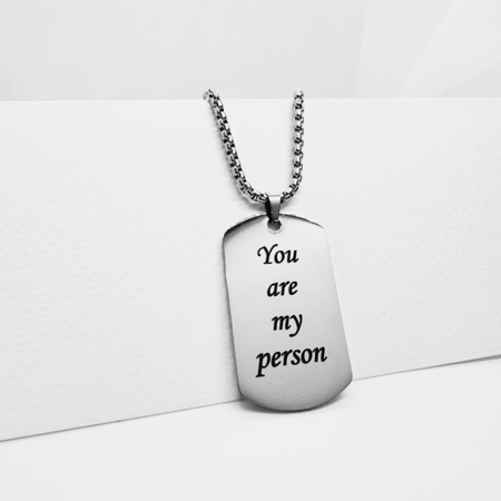 هدية للزوج سلسال أنت شخصي المفضل You are my person husband necklace