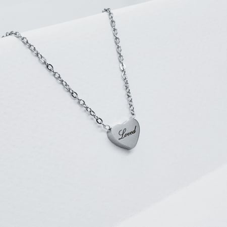 هدية سلسال قلب للزوجة أو الصديقة أنتي محبوبة You are loved Necklace