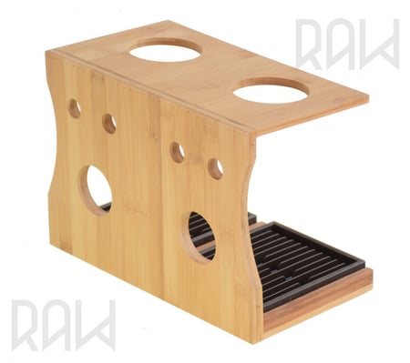 ستاند خشبية للترشيح V60 ذات فتحتين