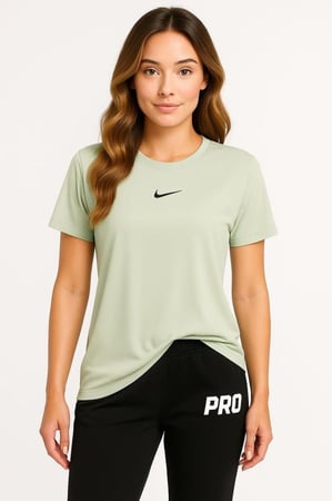 تيشيرت نايك اوفر سايز باللون الزيتي