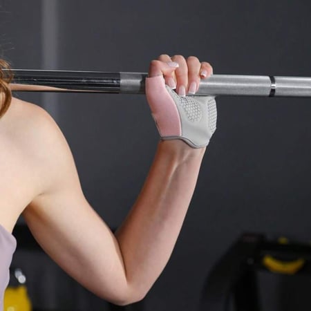 قفاز نسائي لون وردي