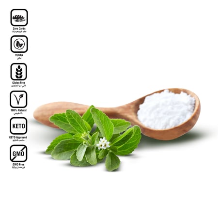 محلّي ستيفيا عضوي (100 ظرف) – 200 جم | سويتانا