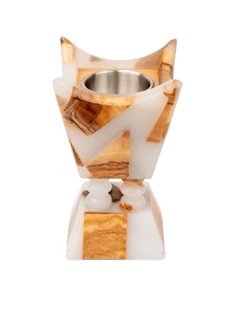 مبخرة ريزن صغيرة باللون الابيض